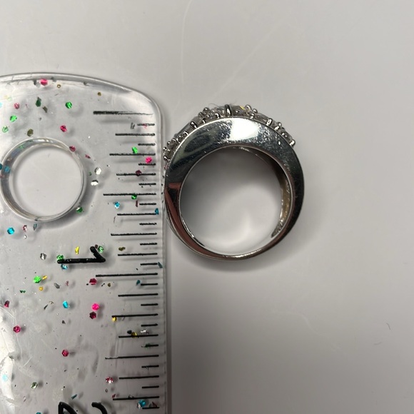 Epiphany Ring Sterling Silver 925 Assortment of CZ Stones Ring - Picture 9 of 10